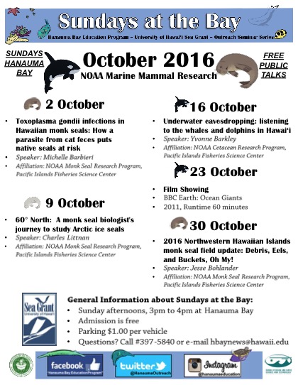 10-16_Press_flyer_Hanauma_Bay_Education_Program_October_2016_Seminars
